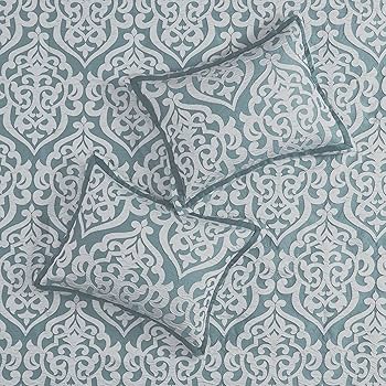 THE TOE （Madison Jacquard ） Amazon.com: Madison Park Odette Cozy Comforter Set Jacquard